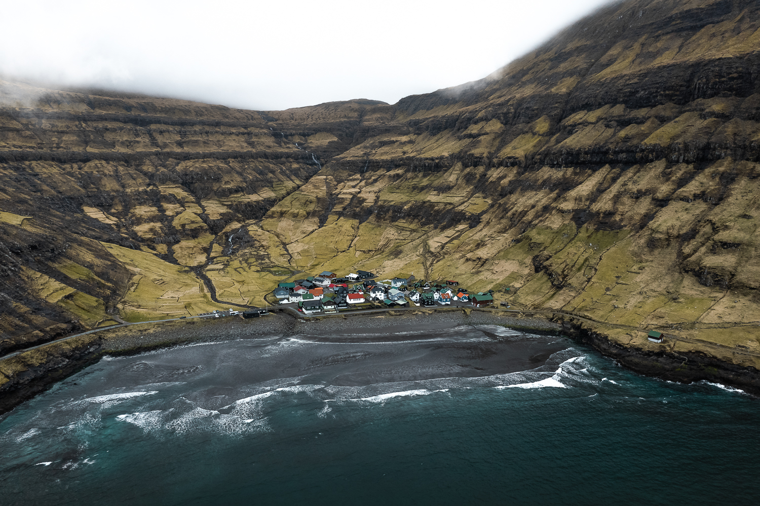 Le village de Tjørnuvík