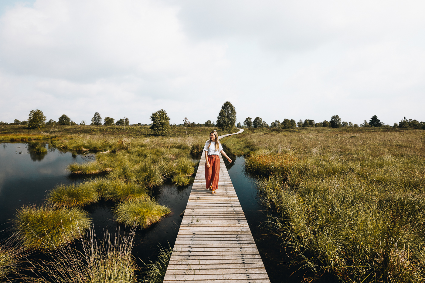 Balade dans les Hautes-Fagnes en Wallonie