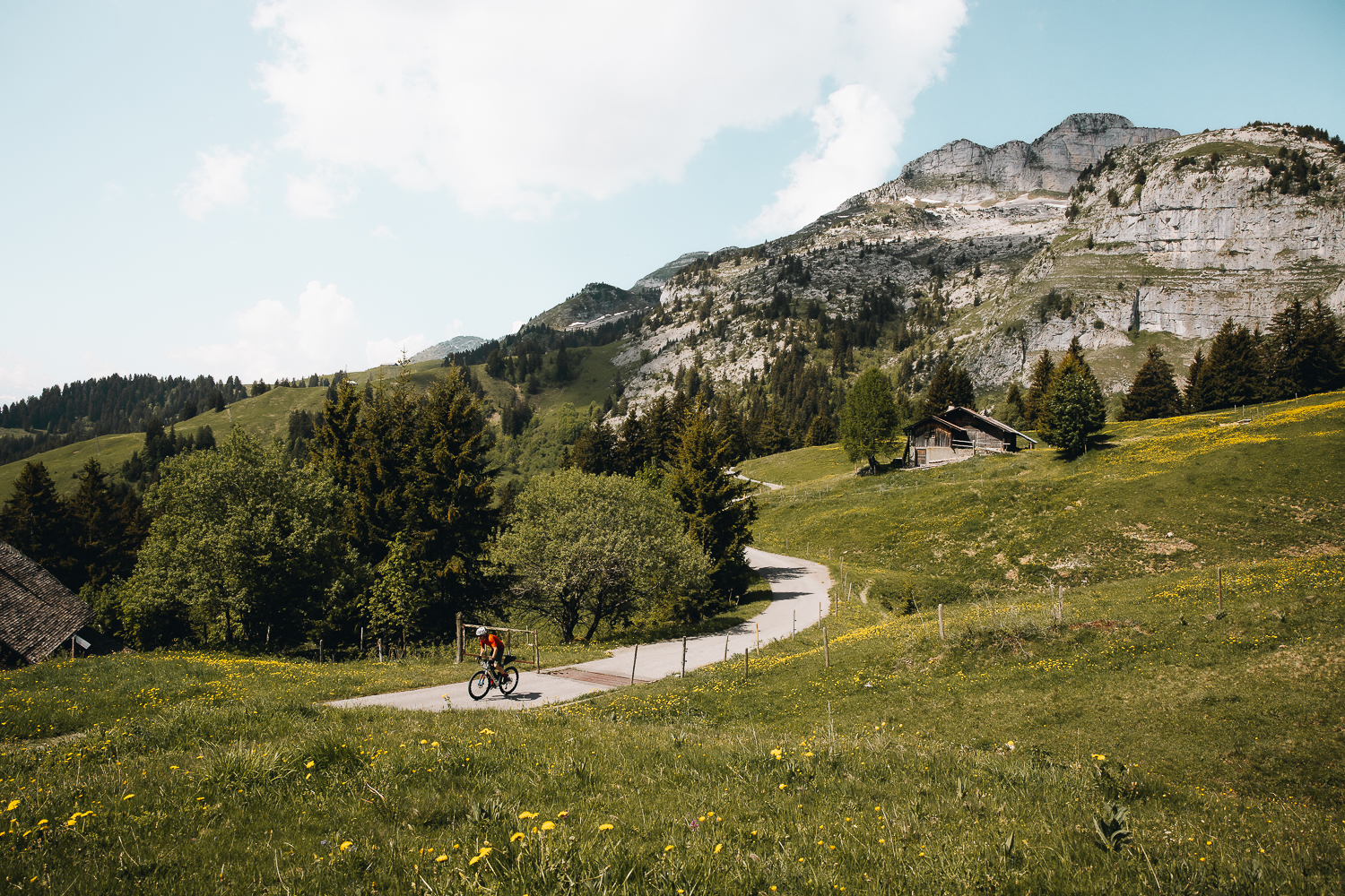 Gravel dans les Alpes Vaudoises