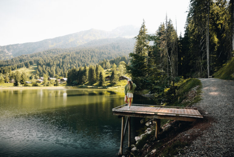 Les portes du Soleil en été